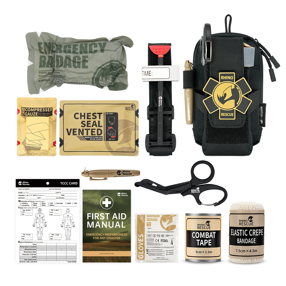 IFAK Rhino Rescue EDC First Aid Kit - Survival & Tactical